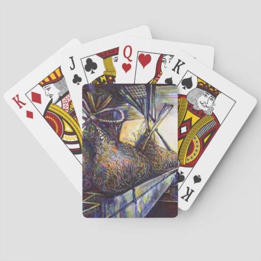 Das Hurling-Schicksal des Lebens Spielkarten (Rückseite)