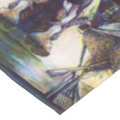 Das Hurling-Schicksal des Lebens Tischdecke (Schrägansicht)