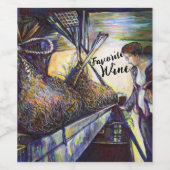 Das Hurling-Schicksal des Lebens Weinetikett (Einzelnes Label)