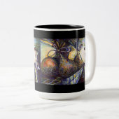 Das Hurling-Schicksal des Lebens Zweifarbige Tasse (VorderseiteRechts)