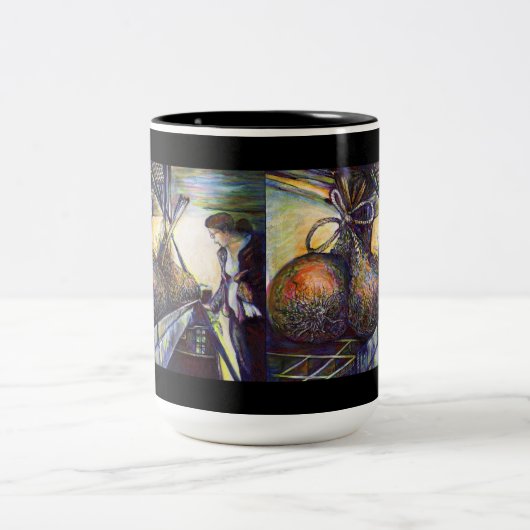 Das Hurling-Schicksal des Lebens Zweifarbige Tasse (Mittel)