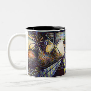 Das Hurling-Schicksal des Lebens Zweifarbige Tasse