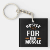 Das Husteln für das Training des Muskelspiels Schlüsselanhänger (Vorderseite)
