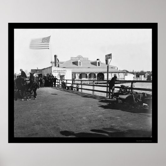 Das Hygeia Dining Saloon in Fort Monroe 1864 Poster (Vorne)