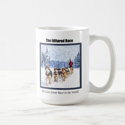 Das Iditarod-Rennen in Alaska Kaffeetasse (Rechts)
