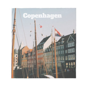 Das ikonische Nyhavn, Kopenhagen, Dänemark Notizblock