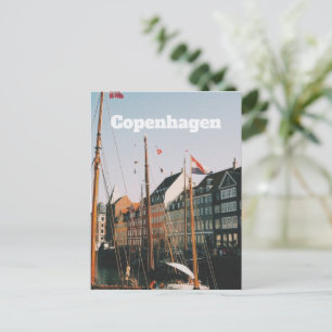 Das ikonische Nyhavn, Kopenhagen, Dänemark Postkarte
