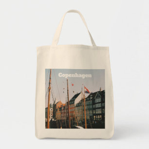 Das ikonische Nyhavn, Kopenhagen, Dänemark Tragetasche