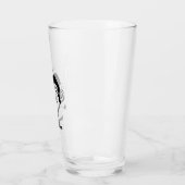 Das Ikonische Rauch-Chimp-Bier-Glas Glas (Links)
