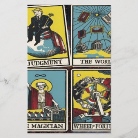 DAS ILLUMINATI KARTENSPIEL BRIEFPAPIER (Vorderseite)