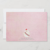 Das illustrierte Henne Bachelorette NachtParty Einladung (Rückseite)