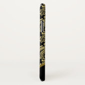 Das Imitat-Goldmetallisches abstraktes mit Case-Mate iPhone Hülle (Hinten/Rechts)