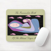 DAS IMMAKULATE GEBURT DER BLESSED JUNGFRAU MARY MOUSEPAD (Mit Mouse)