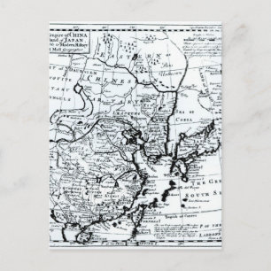 Das Imperium der China und die japanische Insel Postkarte