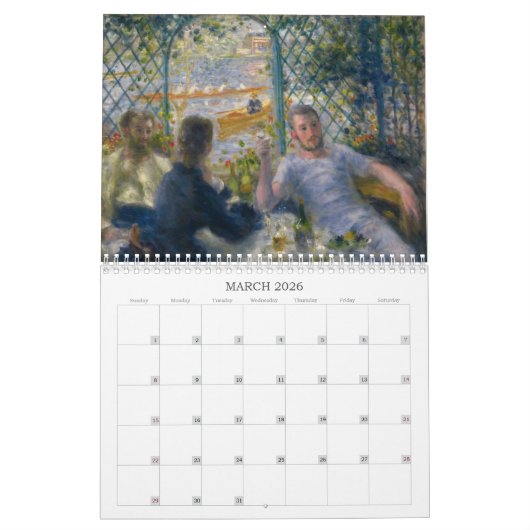 Das Impressionist ~ veränderbar für 2019 Kalender (Mär 2026)
