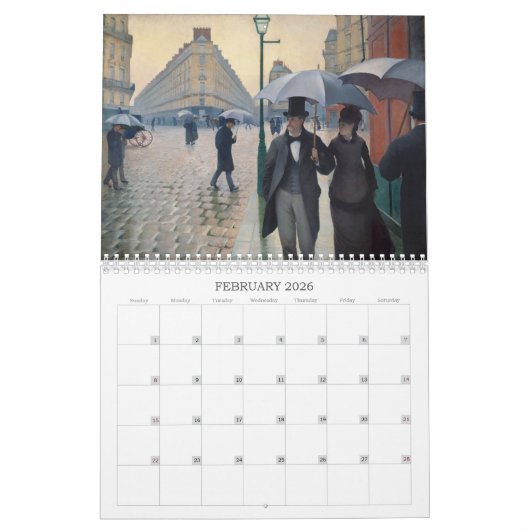 Das Impressionist ~ veränderbar für 2019 Kalender (Feb 2026)