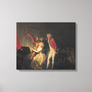 Das improvisierte Konzert oder der Preis von Leinwanddruck