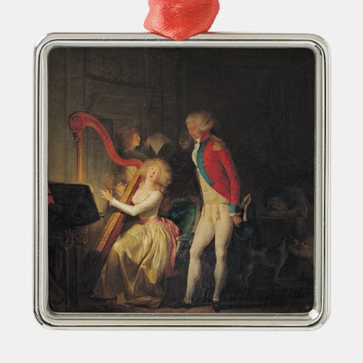 Das improvisierte Konzert oder der Preis von Silbernes Ornament (Vorne)