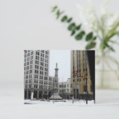 DAS IN DIE GESCHICHTE NEHMEN POSTKARTE (Stehend Vorderseite)