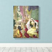 Das in Gefangenschaft gehaltene Hebräische Mädchen Leinwanddruck (Insitu (Holzboden))