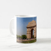 Das India Gate in Neu Delhi Kaffeetasse (Vorderseite Links)