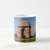 Das India Gate in Neu Delhi Kaffeetasse (Mittel)