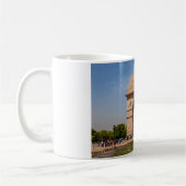 Das India Gate in Neu Delhi Kaffeetasse (Links)