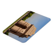 Das India Gate in Neu Delhi  Magnet (Linke Seite)