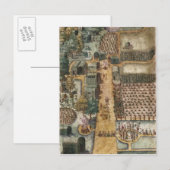 Das indische Dorf Secoton, c.1570-80 Postkarte (Vorne/Hinten)