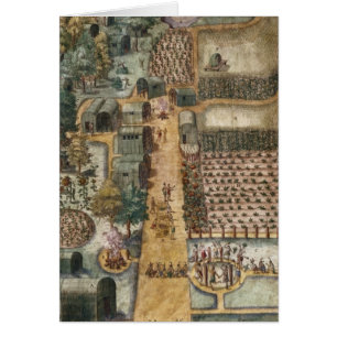 Das indische Dorf von Secoton, c.1570-80