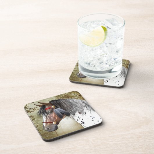 Das indische Pony Getränkeuntersetzer (Rechte Seite)