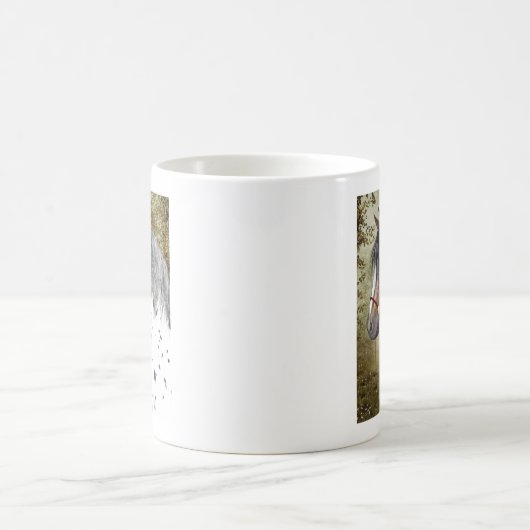 Das indische Pony Kaffeetasse (Mittel)