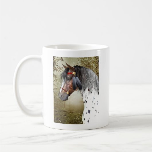 Das indische Pony Kaffeetasse (Links)