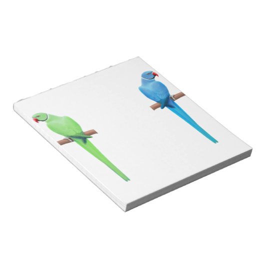 Das indische Ringneck Notizblock (angewinkelt)