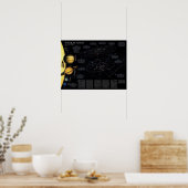 Das Informationspaket für das Sonnensystem Poster (Küche)