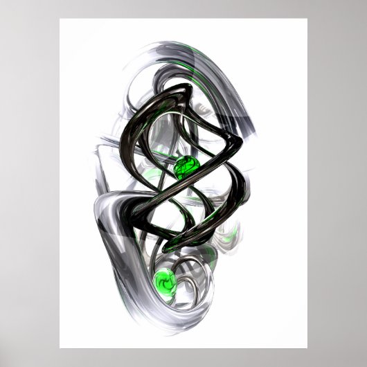 Das Inkwell-Abstrakte Poster (Vorne)