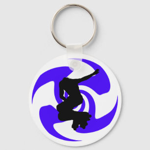 DAS INLINE-BLAU SCHLÜSSELANHÄNGER