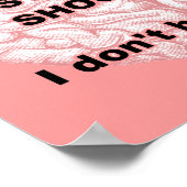 Das Innenposter Poster (Ecke)