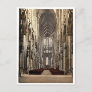 Das Innere der Kathedrale, Köln, Rhein, Deutsch Postkarte
