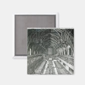 Das Innere der Westminster Hall Magnet (Vorderseite/Rückseite)