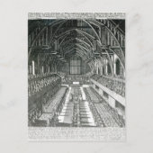 Das Innere der Westminster Hall Postkarte (Vorderseite)