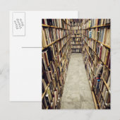 Das Innere einer gebrauchten Buchhandlung Schweden Postkarte (Vorne/Hinten)