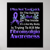 Das Innere ist wie meine Körperfibromyalgie Poster (Vorne)