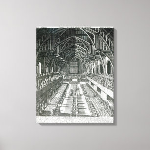 Das Innere von Westminster Hall Leinwanddruck