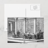 Das Inquisitionstabelle Postkarte (Vorne/Hinten)