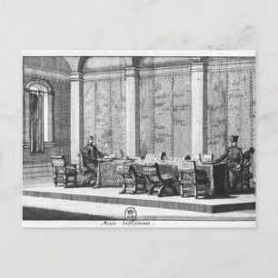 Das Inquisitionstabelle Postkarte