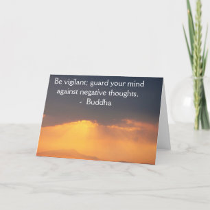 Das inspirierend Buddha-Klugheitszitat motivieren Karte