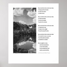 Das inspirierende Poster des Umweltdatums