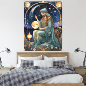 das inspirierte Originalgemälde des Einsiedler-Tar Leinwanddruck (Insitu (Schlafzimmer))