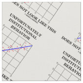 Das institutionelle Verhalten sieht nicht so aus Stoff (Nahaufnahme)